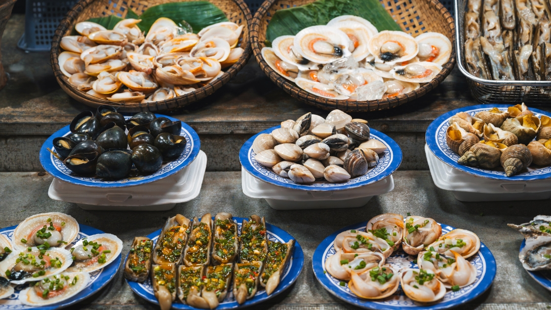 Fresh Seafood by the Sea