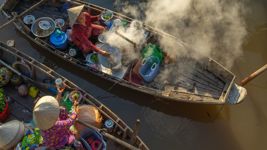 Bustling Local Markets