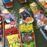 Damnoen Saduak Floating Market Half day