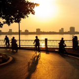 Hanoi Sunset Biking & Food Tour Half day