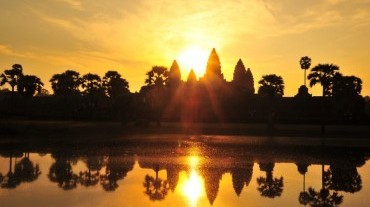 Sunrise at Angkor by Tuktuk