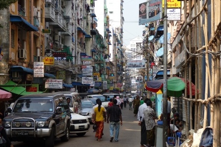 Street In Yangon