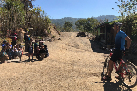 Biking Rural In Yangon