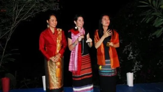 Laos ethnic traditional costumes