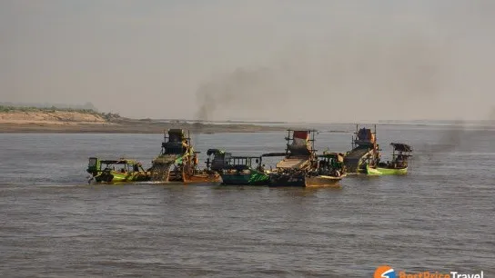 Hard At Work On The Irrawaddy River