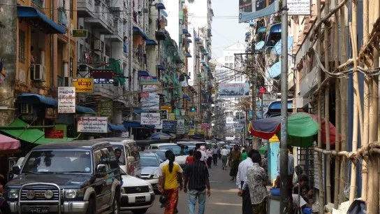 Street In Yangon