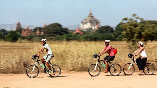 Biking Rural Village