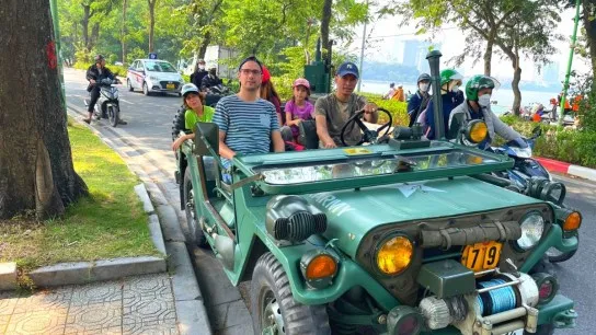 Travel Around Hanoi On The Jeep