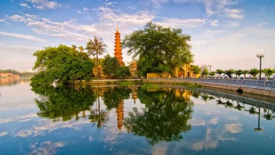 Day 7 Tran Quoc Buddhist Pagoda With A Blooming Lotus Shape