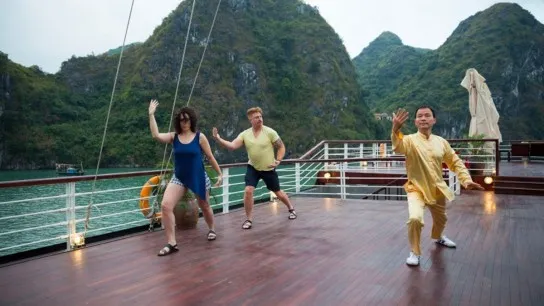 Day 9 Tai Chi Class On Board
