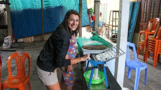 Make Your Own Noodles With The Instructions Provided By A Local