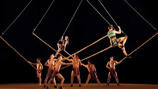Witness The Talented Cast Use Acrobatics Moves On Tribal Music