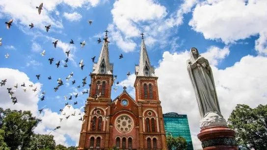 Famous Notre Dame Cathedral Of Sai Gon
