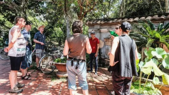 Guided excursion in local village