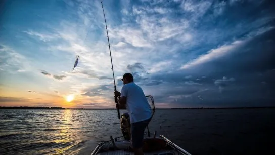 Enjoying Night Fishing In Phu Quoc