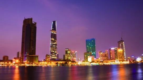 Day 1 Poetic Sai Gon River At Night
