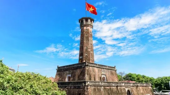 Observe Imposing Hanoi Flag Tower