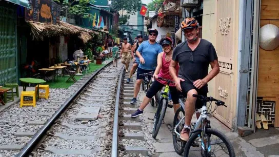 Bike To The Famous Reunification Train Track
