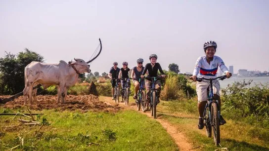 Biking Around Ukgnatey Island