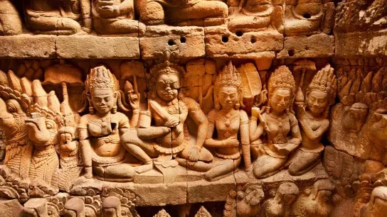 The Terrace Of The Leper King Is A Wall Part With Stunning Bas Relief Artwork