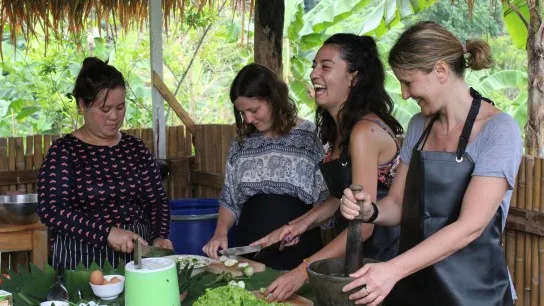 Day 4 Cooking Class About Lao Cuisine At Nahm Dong Park