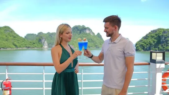 Day 8 Enjoy A Drink While Cruising Along Halong Bay