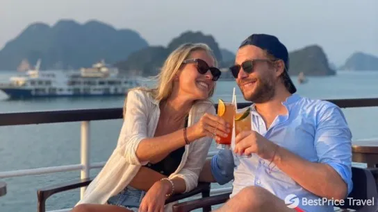 Day 7 Enjoy Delicious Drinks On Board With Your Partner