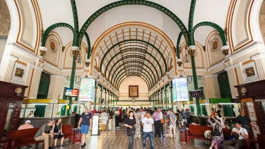 Day 10 The Interior Of Saigon Central Post Office