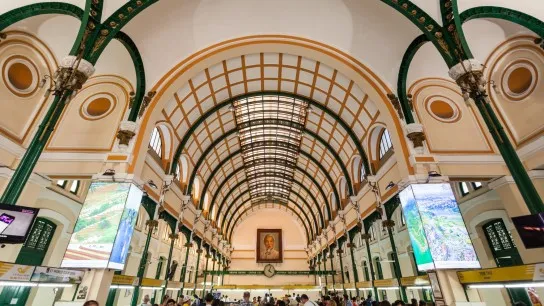 Day 3 Saigon Central Post Office With Elegant Interior