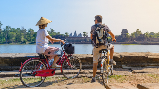 7 días en bicicleta por los sitios del patrimonio de Camboya