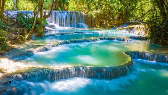 Day 7 Immerse In The Majestic Beauty Of Kuang Si Waterfalls