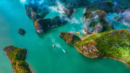 Day 8 Majestic Limestone Formations And Emerald Waters Of Halong Bay