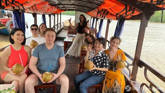 Day 10 Embark On A Boat Tour Across The Tien River