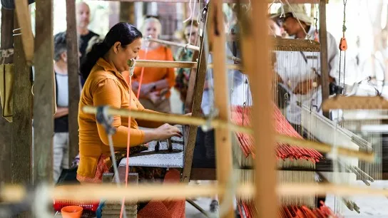 Day 8 Witness The Making Process Of High Quality Silk At Koh Oknha Tey