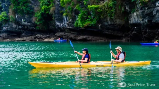 Day 6 Kayak Through The Stunning Water Of Halong Bay