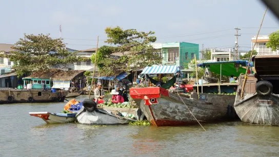 Day 14 Experience The Bustling Energy Of Cai Rang Floating Market