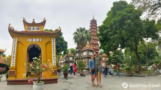Day 2 Visit The Oldest Pagoda In Hanoi Tran Quoc Pagoda