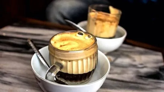 Day 2 Drink Egg Coffee An Vietnamese Delicacy