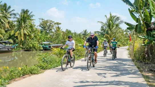 Mekong Countryside & Culture Biking Tour Full Day