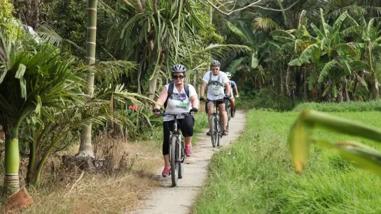 Admire The Serene Landscape While Cycling