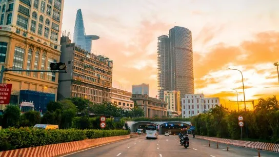 Day 1 Admire The View Of Ho Chi Minh City On The Way To The Hotel
