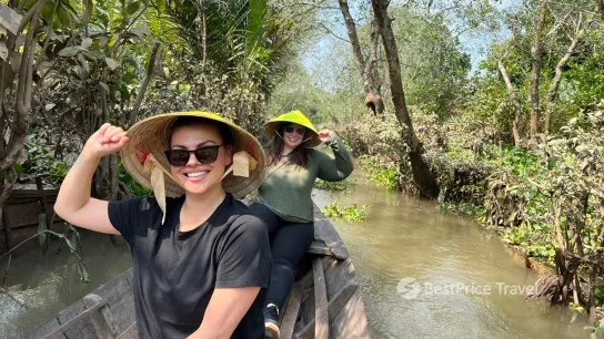 Day 12 Start The Morning With A Peaceful Sampan Ride On The Tien River