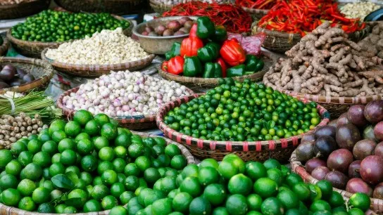Day 1 Explore The Colors Of A Bustling Local Fruit Market