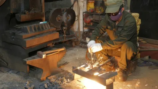 Day 3 Watch Skilled Blacksmiths Forge Tools In Da Sy Village