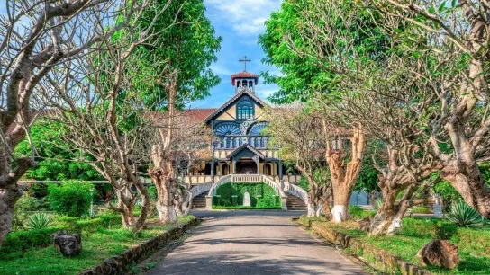 Day 3 Kon Tum Seminary Is A French Built Landmark Showcasing Central Highlands Culture