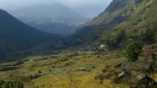 Day 2 Walk Through Sin Chai Village Lush Fields, Wooden Houses, And Mountain Silence