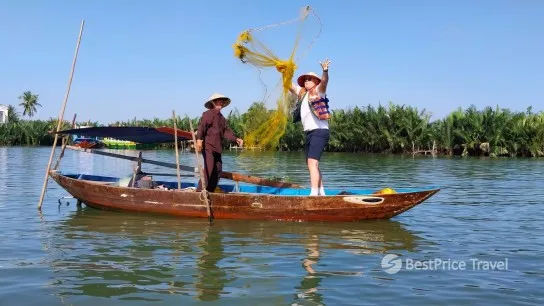 Enjoy A Hands On Cast Net Fishing Adventure On The River