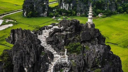 Day 2 Gaze Over Majestic Karst Landscapes From The Top Of Ngoa Long Peak