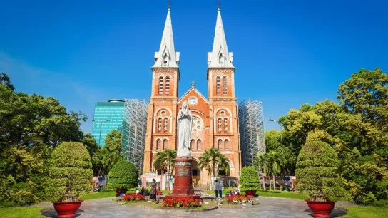 Day 1 Marvel At The Majestic Notre Dame Cathedral In The Heart Of Saigon