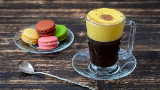 Day 1 Indulge In A Cup Of Egg Coffee, Smooth, Sweet, And Aromatic